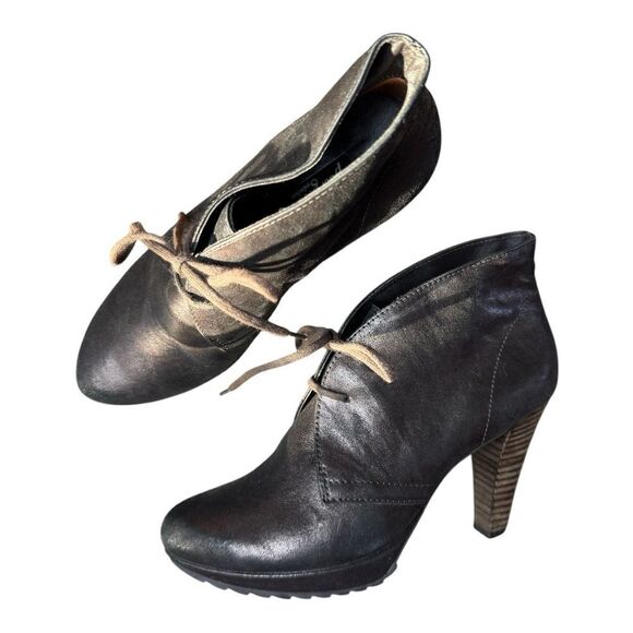 Paul Green | Metallic Lace Up Bootie Size 5‎ - Picture 1 of 7